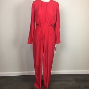 NWT Vintage Red Jumpsuit